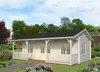 Palmako Ferienhaus Sandra 25,6 + 11,1 m² - 44 mm Produktbild-Vorschau 7
