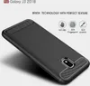 Samsung Galaxy J3 2018 Hülle Silikon Grau Carbon Optik Case Produktbild-Vorschau 4