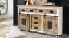 Sideboard Kommode EMANUEL - 150 cm - weiß - Massivholz Produktbild-Vorschau 2