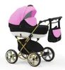 Klassischer Kinderwagen Sorento Gold 2 in 1 inkl. Sportsitz Produktbild-Vorschau 2