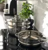 Garnek do Gotowania na Parze Parowar 3.8L Stal Nierdzewna Podgląd zdjęcia produktu 4