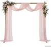 vidaXL Svatební oblouk, světle hnědý, 225 x 95 x 226 cm, Náhled obrázku produktu 3