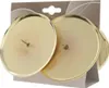 Adventskranzkerzenhalter Goldfarben Ø 10 cm aus Metall - Produktbild-Vorschau 1