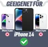 Hülle Apple iPhone 14 Schutzhülle - Cazy - Schwarz Produktbild-Vorschau 3