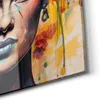 DEQORI Glasbild Echtglas 50x50 cm 'Lebendige Aura' Wandbild Produktbild-Vorschau 5