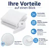 Fliegengitter Fenster 130 x 150 cm Weiß mit Klettband Produktbild-Vorschau 3