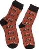 A pair of socks with a bicycle pattern. Produktbild-Vorschau