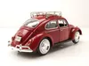 Motormax 79559R VW Käfer mit Dachgepäckträger 1966 rot 1:24 Produktbild-Vorschau 2