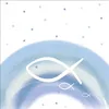 20 Servietten Rainbow Blue - Fische auf Regenbogen blau Produktbild-Vorschau 1