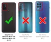 A collage of three phone backs showing compatibility with different Motorola models. Náhľad obrázku produktu