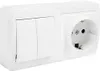 Steckdose Solera mur36u Schuko Bipolar Double Produktbild-Vorschau 1