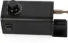 A black electric motor with a dial and switch, likely for a BBQ grill rotisserie. Náhled obrázku produktu