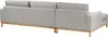 BELIANI 4-Sitzer Ecksofa Rechts Grau Stoffbezug mit Breiten Produktbild-Vorschau 5