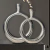 FineBuy – zestaw 2 wazonów dekoracyjnych, aluminium, Podgląd zdjęcia produktu 1