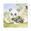 MuchoWow® Mauspad Mousepad Dschungel - Panda - Rebe 20x20 Produktbild-Vorschau 1