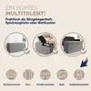 CASARIA® Sitzbank mit Stauraum Faltbar Grau 80x40x40cm Produktbild-Vorschau 5