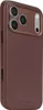 A brown iPhone case is shown from a diagonal back view against a white background. Anteprima dell’immagine prodotto