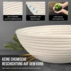 Gärkörbchen Set 10-teilig aus Natur-Rattan, Brotbackkorb Produktbild-Vorschau 7