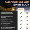 LED-Lichternetz 3x3 m LED warmweiß mit Kabel Dekoration Produktbild-Vorschau 7