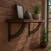 Supports d'étagères Relaxdays, lot de 2, fonte, motif Voir les images du produit 2