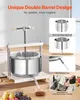 VEVOR Obstweinpresse Entsafter Obstmühle (12 L) mit 2 Produktbild-Vorschau 5