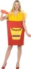 Costume da patatine fritte rosso-giallo - taglia unica Anteprima dell’immagine prodotto 4