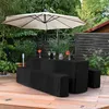 Beautissu 3tlg Biertischhussen Set für Bierzeltgarnitur Produktbild-Vorschau 5