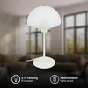 Briloner PURA Tischlampe, Kabelschalter, E14, Weiß, Ø18 x Produktbild-Vorschau 3
