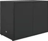 vidaXL Gartenschrank Schwarz 100x55,5x80 cm Poly Rattan Produktbild-Vorschau 1