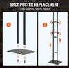 SucceBuy supporto per poster, regolabile fino a 75 pollici, Anteprima dell’immagine prodotto 6