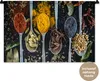 MuchoWow® Wandteppich Wandbehang Löffel - Gewürze - Kräuter Produktbild-Vorschau 1