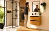 Waschtischunterschrank 60 cm mit Waschbecken 2 Schubladen Produktbild-Vorschau 5