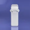 A white power adapter is shown against a blue gradient background. Podgląd zdjęcia produktu
