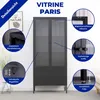 Mein-Regal Vitrine Paris aus Metall mit Schubladen und Produktbild-Vorschau 3