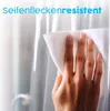 Duschvorhang Transparent PEVA 180x180 cm Rostfreie Ösen 3 Produktbild-Vorschau 3