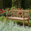 Teakholz Gartenbank Herz 120 cm Produktbild-Vorschau 18