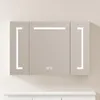 90cm Stylischer LED-Spiegelschrank, Wanderschrank – Produktbild-Vorschau 1
