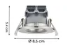 4 LED Einbaustrahler Decke rund Ø 8,5cm Spot schwenkbar Produktbild-Vorschau 4