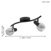 Eglo 98625 POLLICA E14 plafoniera a 2 pieghe 365x165mm Anteprima dell’immagine prodotto 10