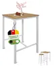 BeFair Bartisch Sven rechteckig 60×60×100 cm – Industrial Produktbild-Vorschau 2