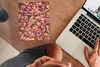 MuchoWow® Mauspad Mousepad Braun - Retro - Schmetterlinge - Produktbild-Vorschau 3