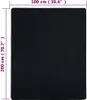 vidaXL Vložené prestieradlo 2 ks. Jersey Black 100x200 cm Náhľad obrázku produktu 5