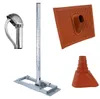 PremiumX DELUXE X90-48 Dachsparrenhalter 90cm Mast Kappe Produktbild-Vorschau 1