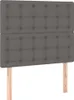 Boxspringbett mit Matratze Grau 90x190 cm Kunstleder Produktbild-Vorschau 4