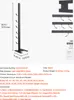 A product image showing a black vacuum cleaner stand with dimensions and accessories listed. Produktbild-Vorschau