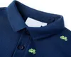 Kinder-Poloshirt Marineblau 128 Produktbild-Vorschau 3
