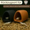 Aquarium Höhle Schwarz Garnelen Versteck Aquarium Welshöhle Produktbild-Vorschau 4