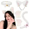 4 Teile/satz Katze Kostüm Cosplay Zubehör Set Plüsch Produktbild-Vorschau 1