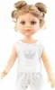 Paola Reina Puppe Amigas Valeria - Modepuppe im Pyjama 32cm Produktbild-Vorschau 2