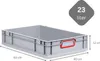 Eurobox NextGen Color | HxBxT 12x40x60cm | 23 Liter | Produktbild-Vorschau 2